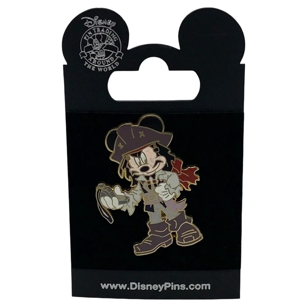 Disney Mickey Mouse Pirates of the Caribbean Jack Sparrow Pin 10982